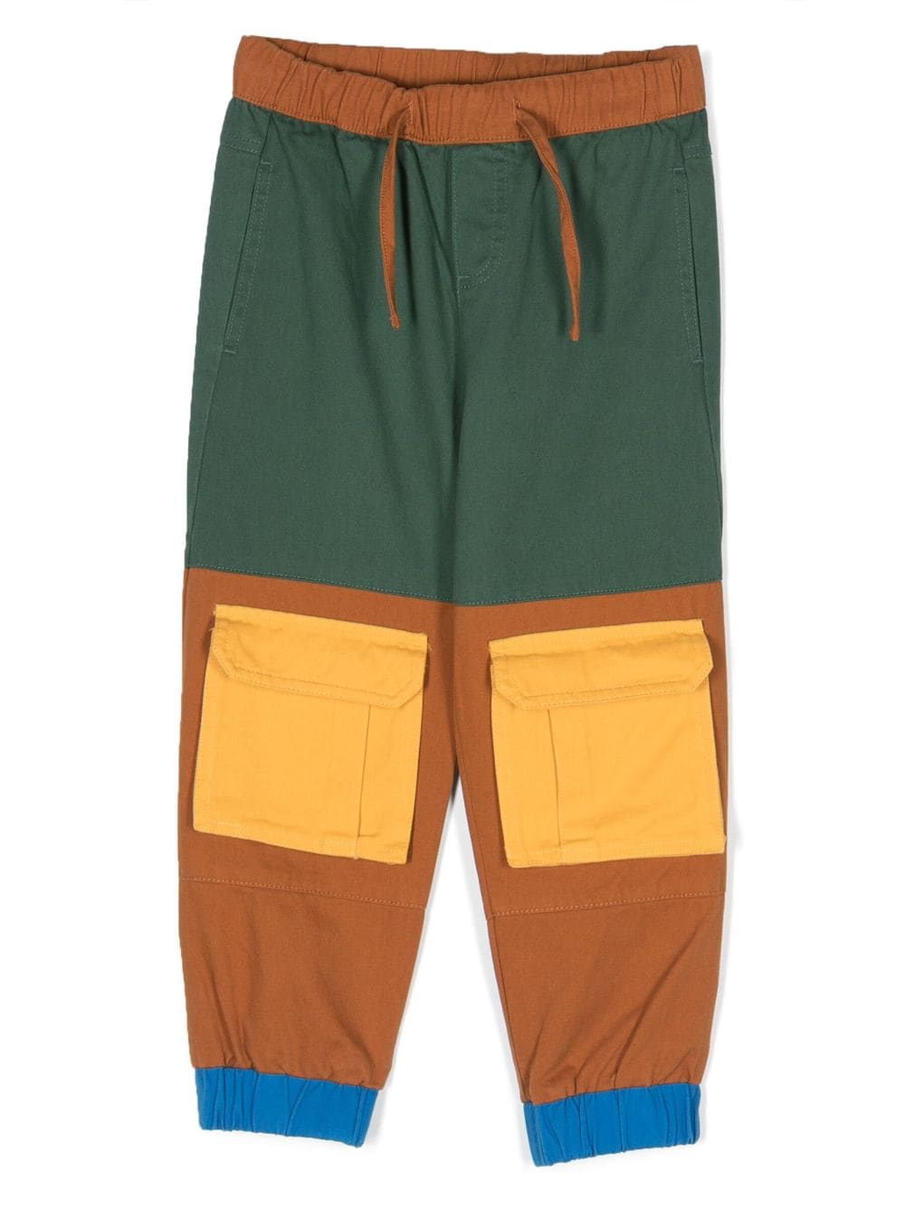 Stella McCartney Kids colour-block cargo trousers - Green von Stella McCartney Kids