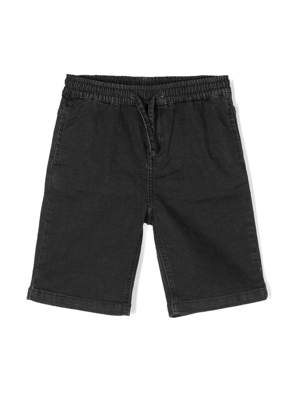 Stella McCartney Kids drawstring denim shorts - Black von Stella McCartney Kids