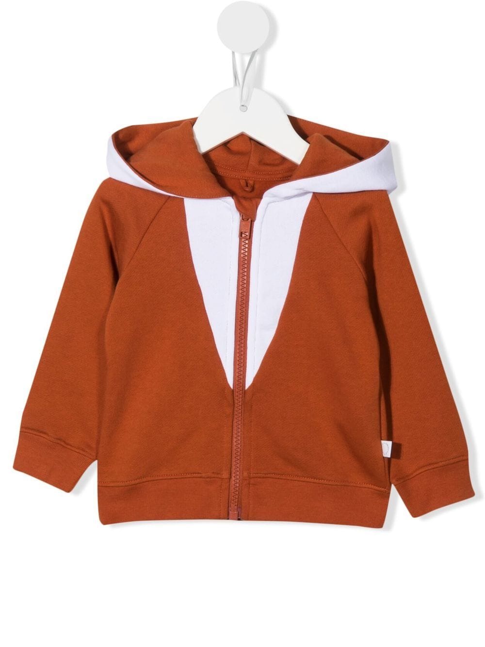 Stella McCartney Kids fleece fox-print hoodie - Brown von Stella McCartney Kids