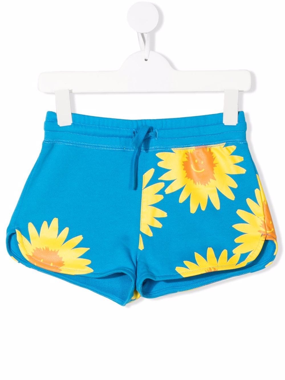 Stella McCartney Kids floral drawstring shorts - Blue von Stella McCartney Kids