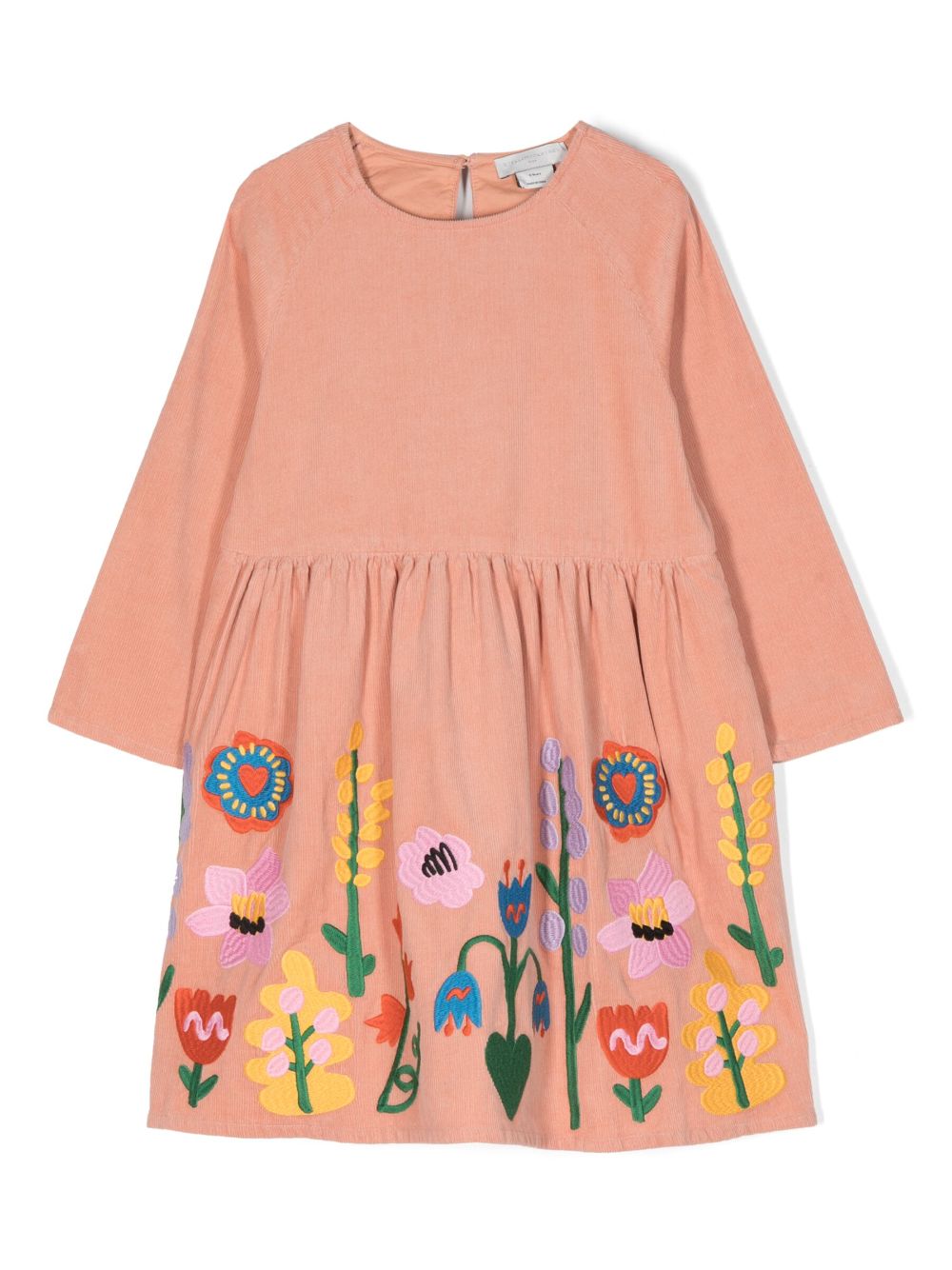 Stella McCartney Kids floral-embroidered cotton dress - Pink von Stella McCartney Kids