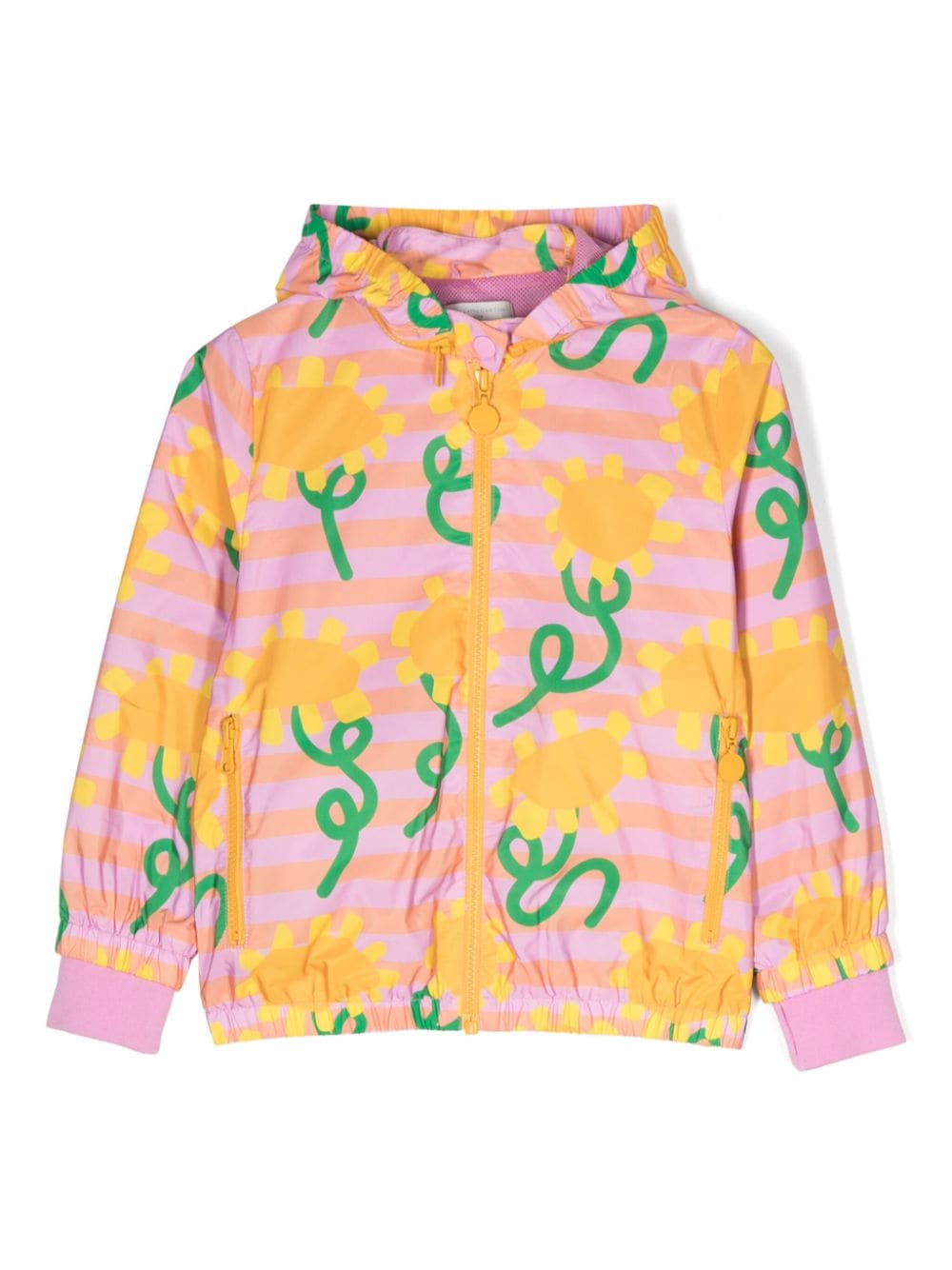 Stella McCartney Kids floral-pattern hooded jacket - Pink von Stella McCartney Kids