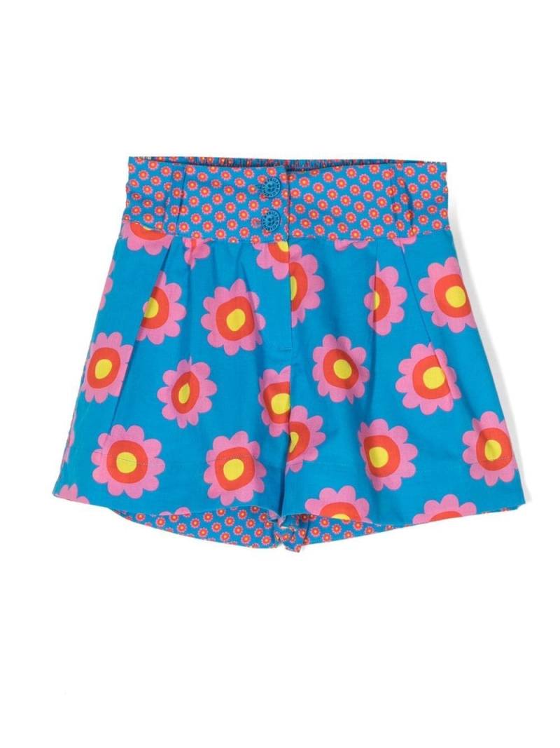 Stella McCartney Kids floral-print shorts - Blue von Stella McCartney Kids