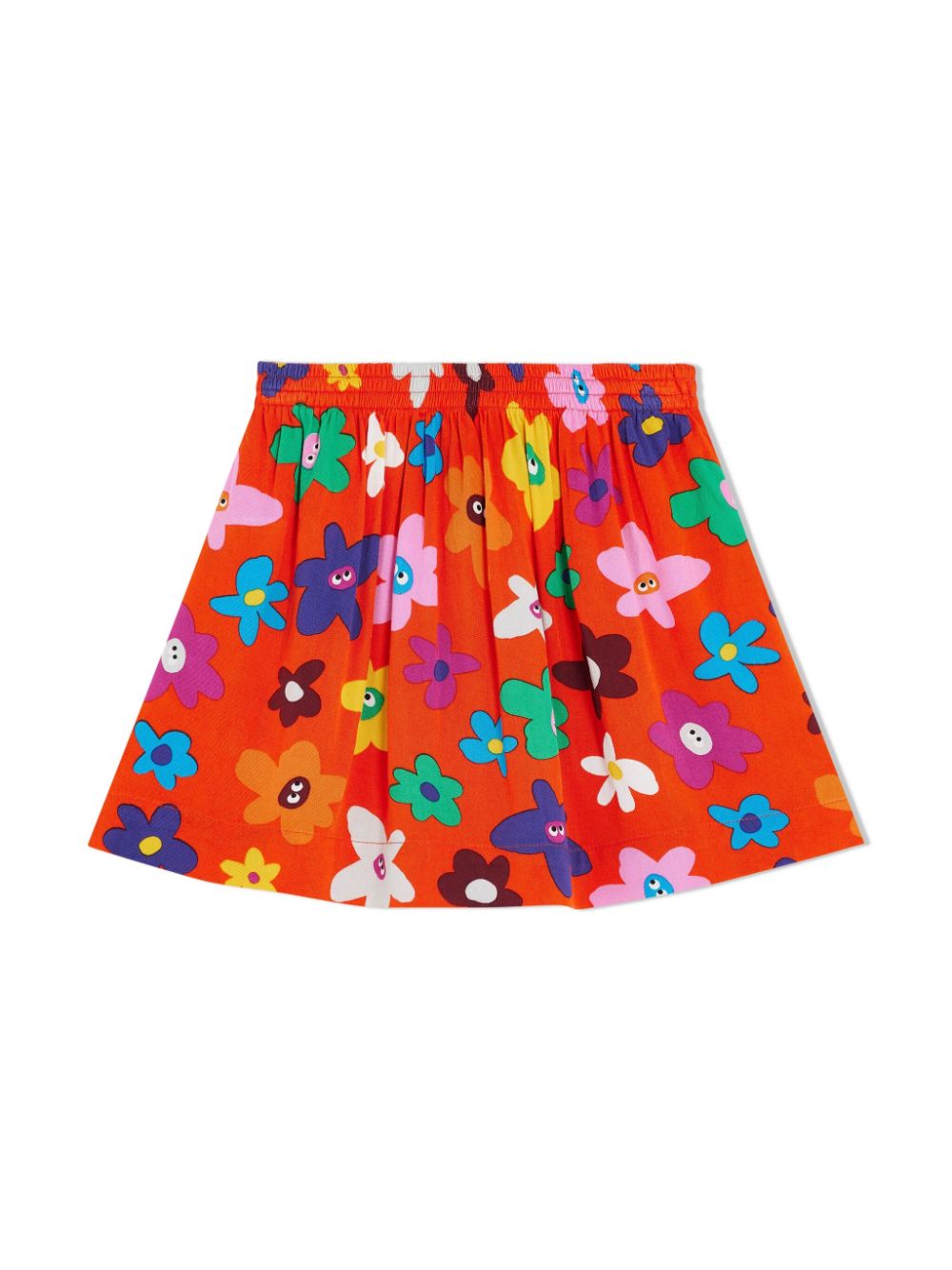 Stella McCartney Kids floral-print slip-on skirt - Red von Stella McCartney Kids