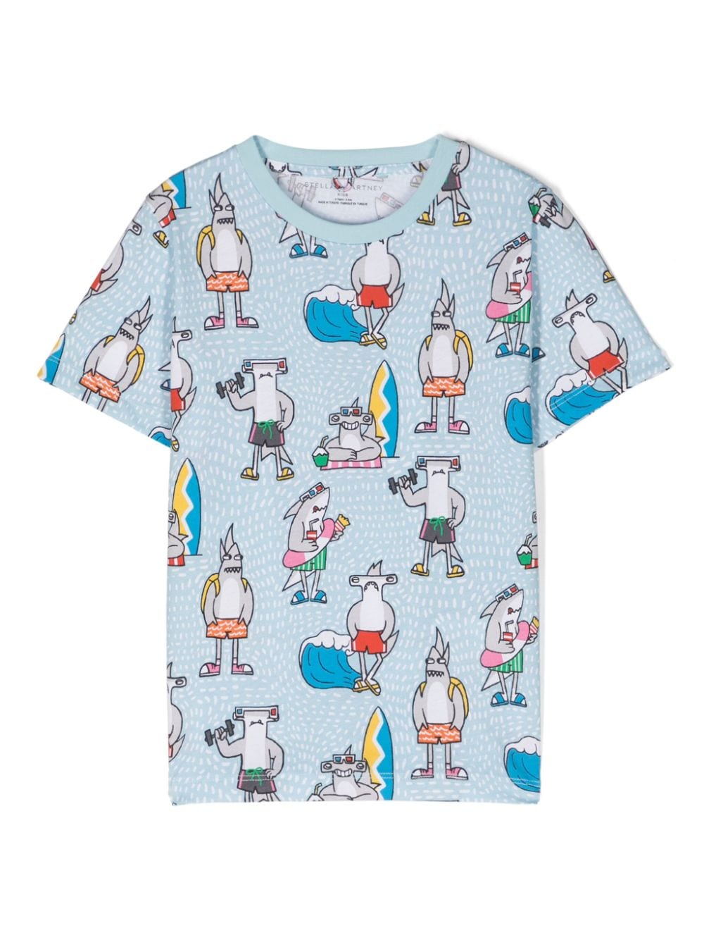 Stella McCartney Kids graphic-print cotton T-shirt - Blue von Stella McCartney Kids