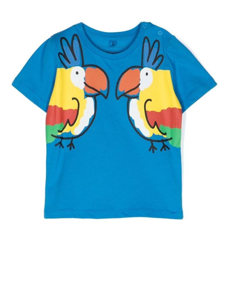 Stella McCartney Kids graphic-print cotton T-shirt - Blue von Stella McCartney Kids