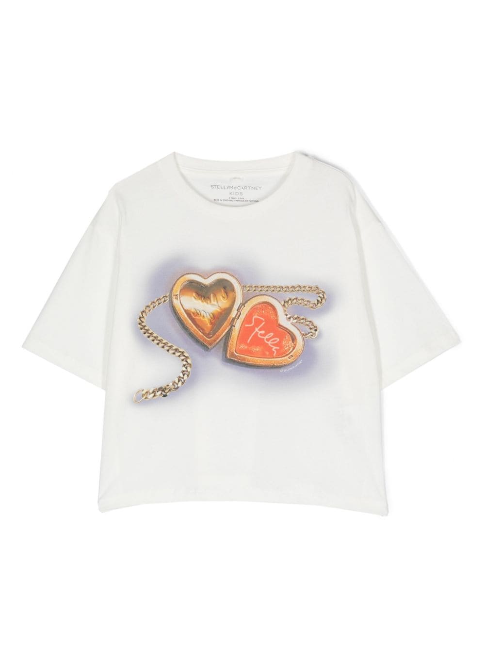 Stella McCartney Kids graphic-print cotton T-shirt - White von Stella McCartney Kids