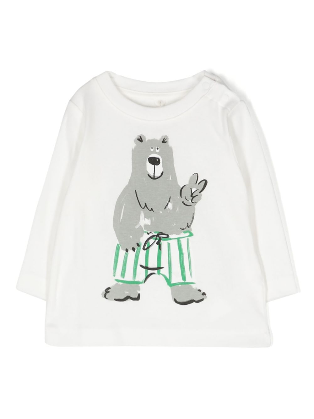 Stella McCartney Kids graphic-print cotton T-shirt - White von Stella McCartney Kids