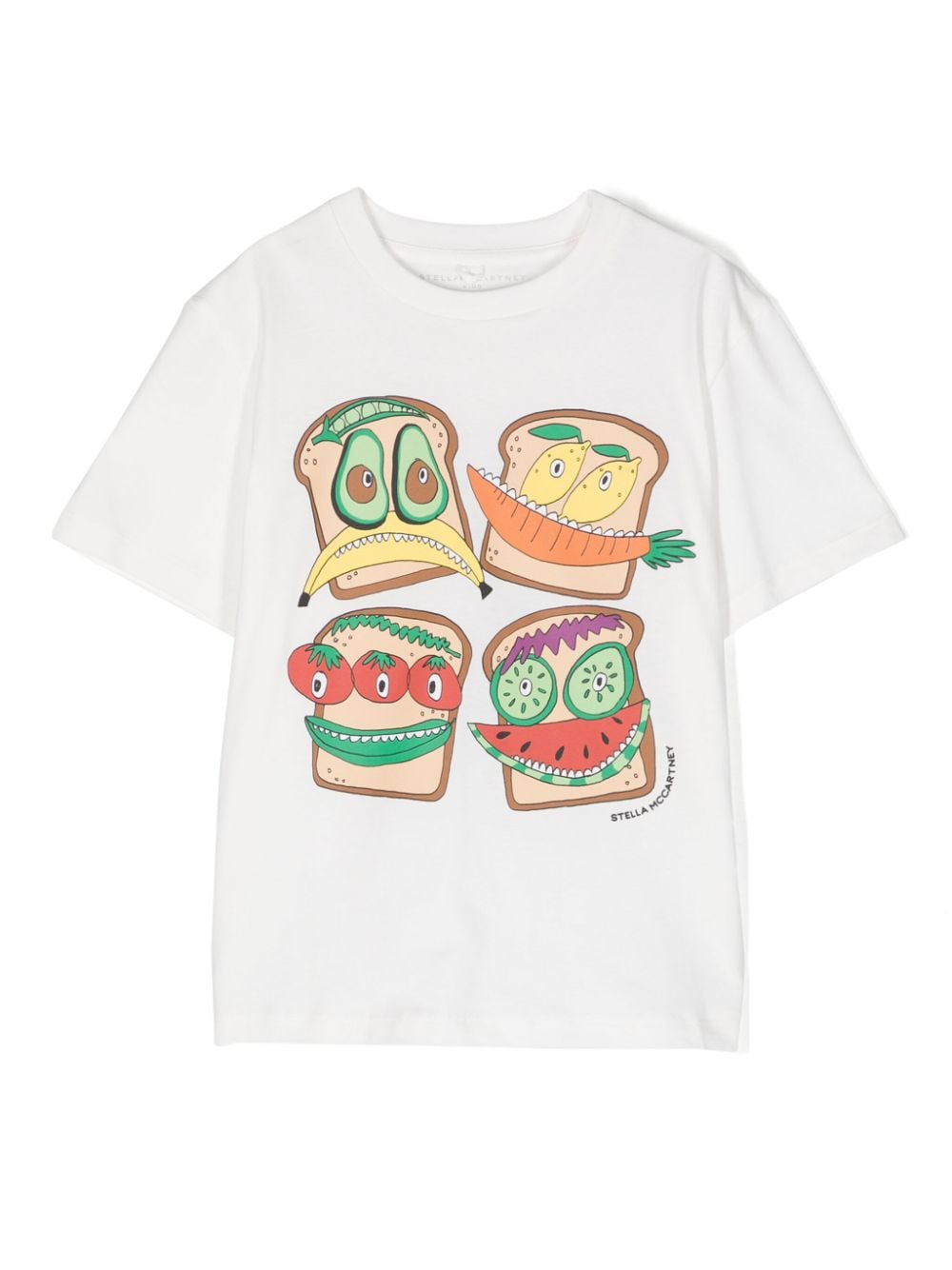 Stella McCartney Kids graphic-print cotton T-shirt - White von Stella McCartney Kids
