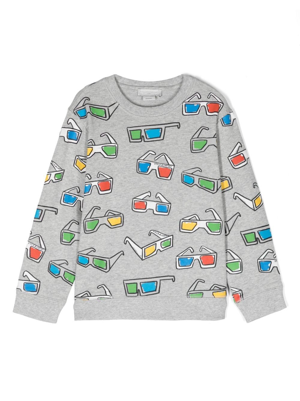 Stella McCartney Kids graphic-print cotton sweatshirt - Grey von Stella McCartney Kids