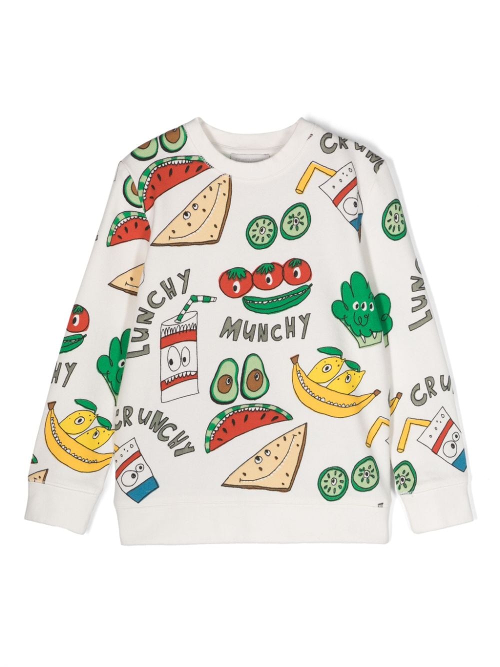 Stella McCartney Kids graphic-print cotton sweatshirt - White von Stella McCartney Kids