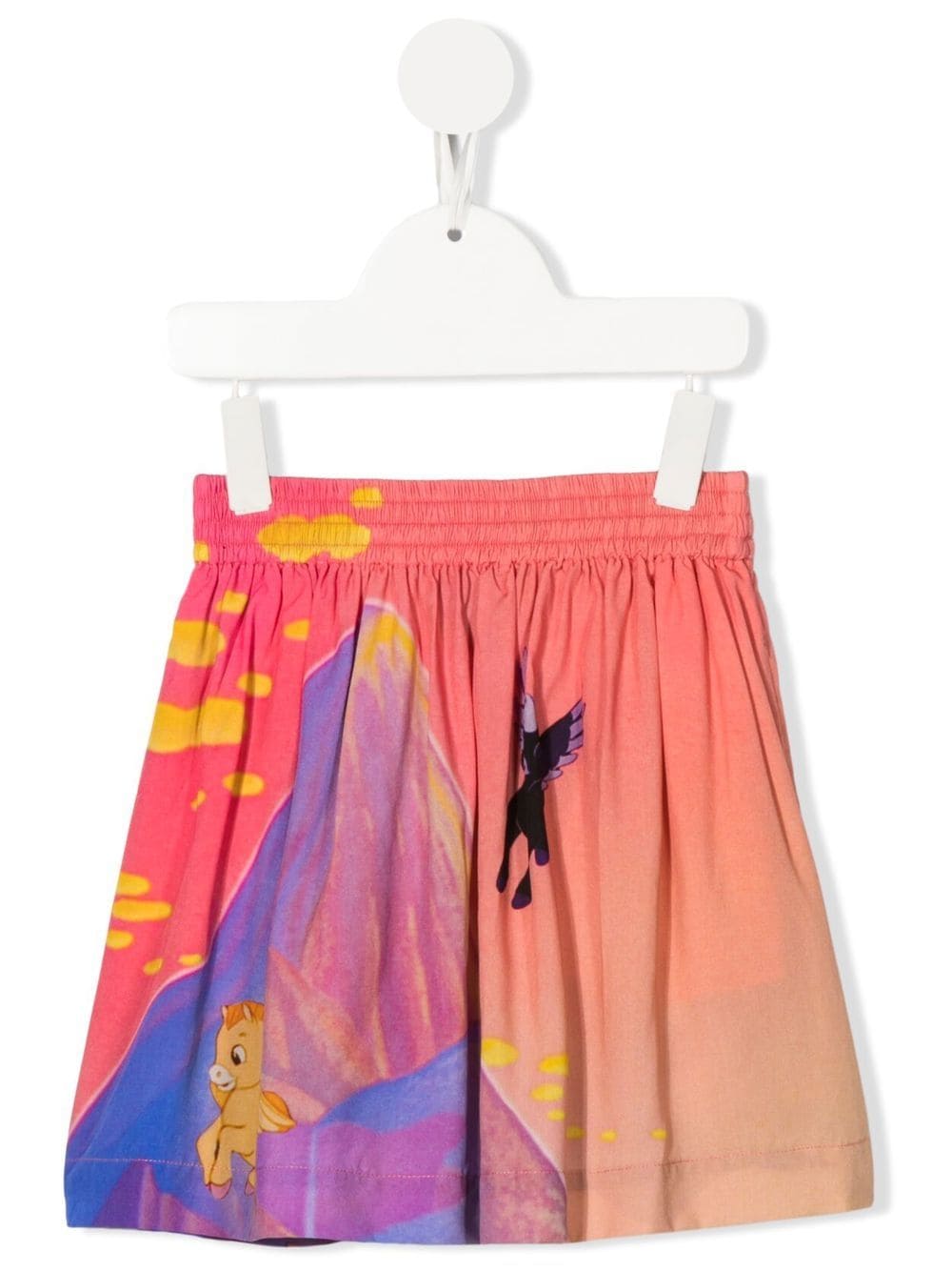 Stella McCartney Kids graphic-print elasticated-waist flared skirt - Pink von Stella McCartney Kids