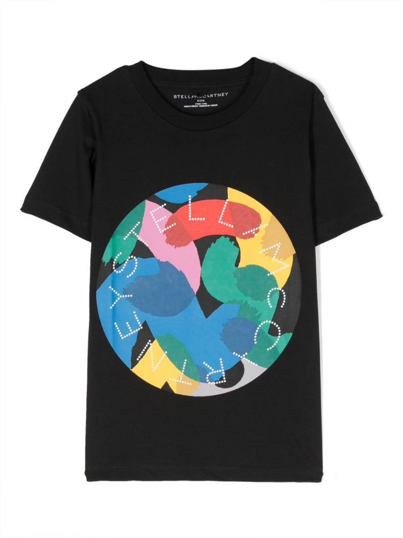 Stella McCartney Kids graphic-print organic cotton T-shirt - Black von Stella McCartney Kids