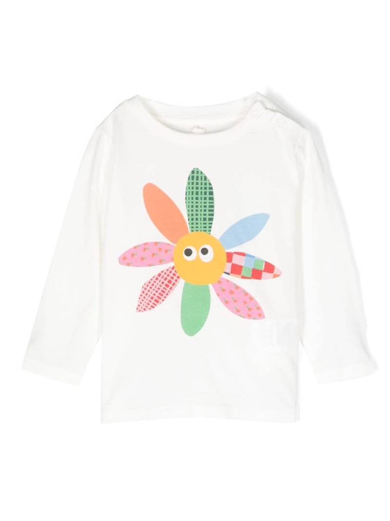 Stella McCartney Kids graphic-print organic cotton T-shirt - White von Stella McCartney Kids