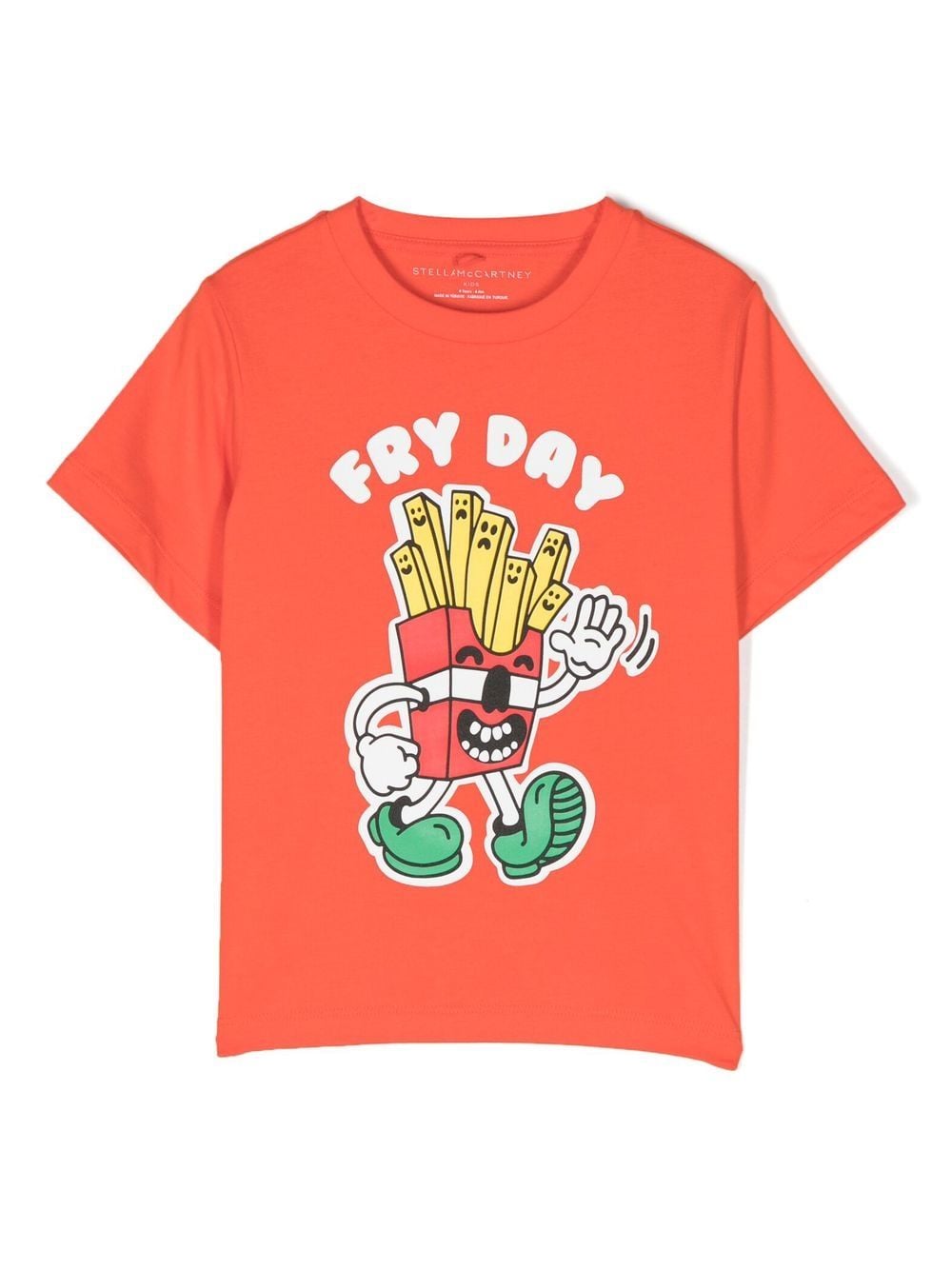 Stella McCartney Kids graphic-print short-sleeve T-shirt - Orange von Stella McCartney Kids