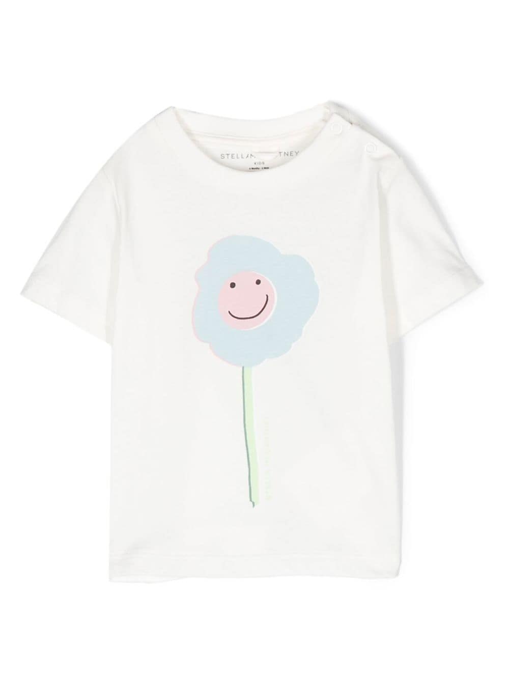 Stella McCartney Kids graphic-print short-sleeved T-shirt - White von Stella McCartney Kids