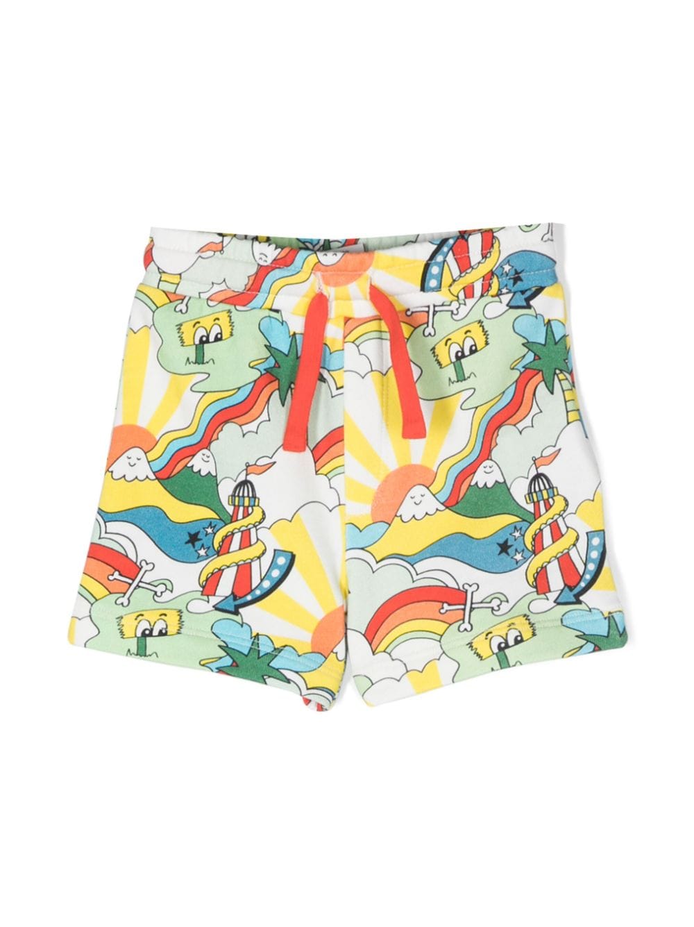 Stella McCartney Kids graphic-print shorts - Green von Stella McCartney Kids