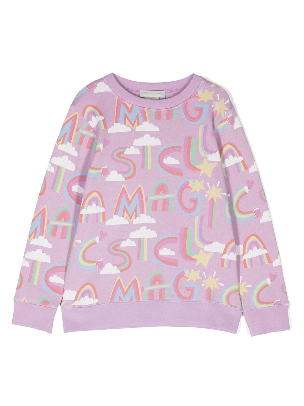 Stella McCartney Kids graphic-print sweatshirt - Purple von Stella McCartney Kids