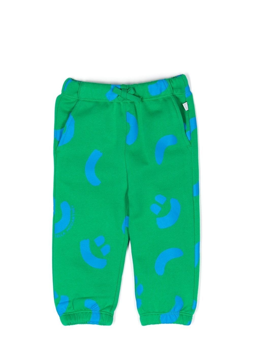 Stella McCartney Kids graphic-print track pants - Green von Stella McCartney Kids