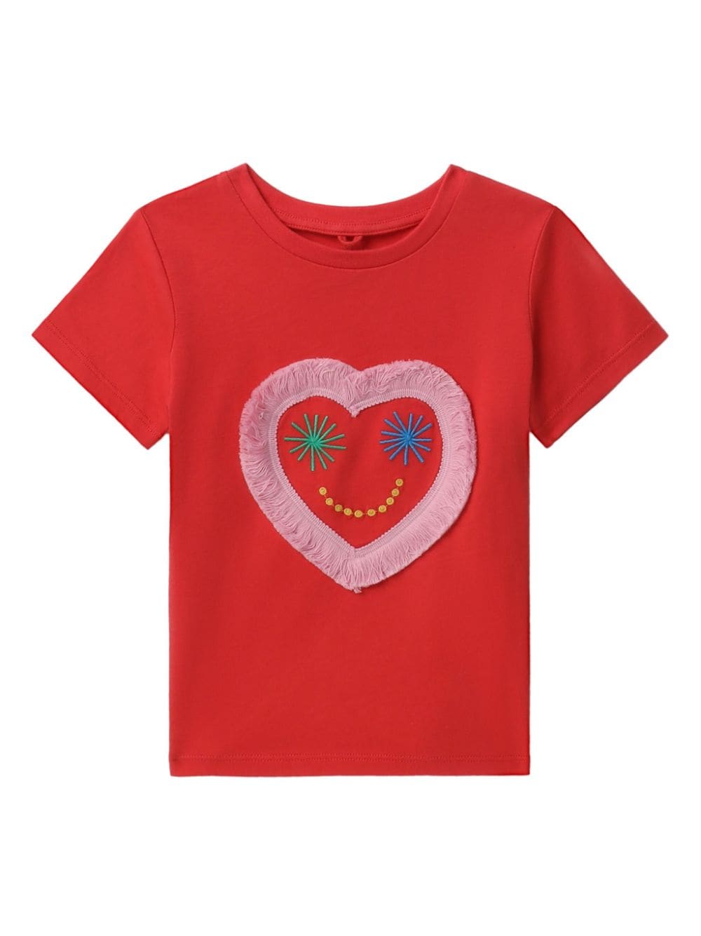 Stella McCartney Kids heart-embroidered jersey T-shirt von Stella McCartney Kids