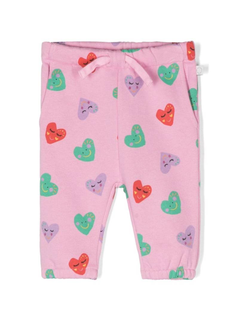 Stella McCartney Kids heart-print slim-cut leggings - Pink von Stella McCartney Kids