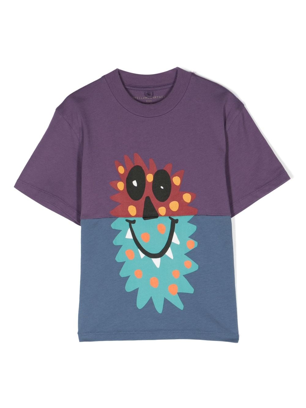 Stella McCartney Kids illustration-motif cotton T-Shirt - Purple von Stella McCartney Kids