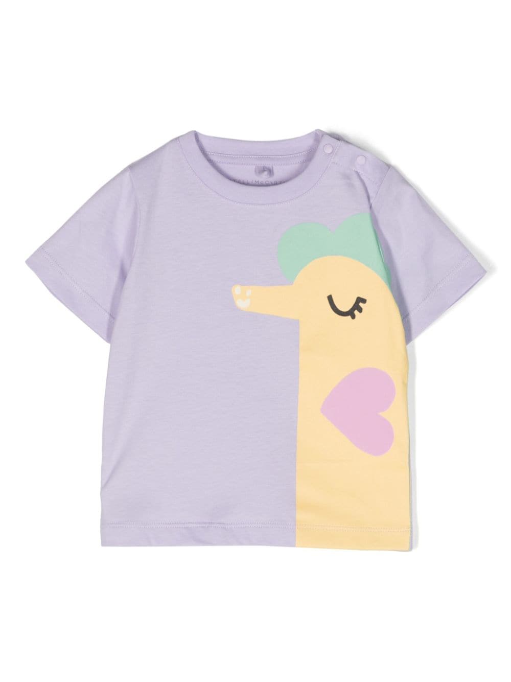 Stella McCartney Kids illustration-print cotton T-shirt - Purple von Stella McCartney Kids