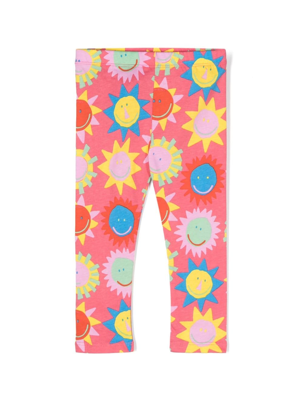 Stella McCartney Kids illustration-print cotton leggings - Pink von Stella McCartney Kids