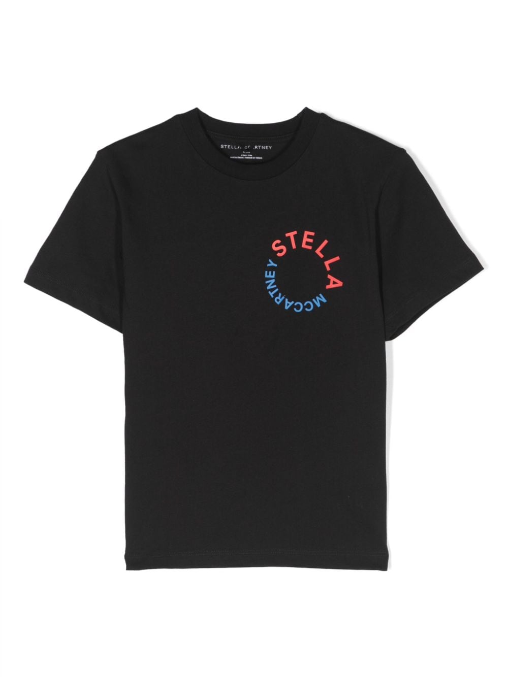 Stella McCartney Kids logo-print cotton T-shirt - Black von Stella McCartney Kids
