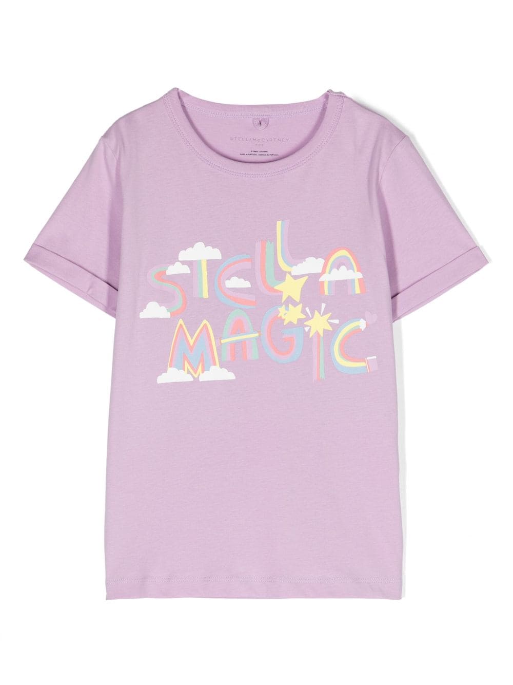 Stella McCartney Kids logo-print cotton T-shirt - Purple von Stella McCartney Kids