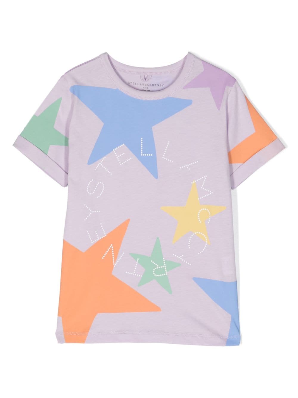 Stella McCartney Kids logo-print cotton T-shirt - Purple von Stella McCartney Kids