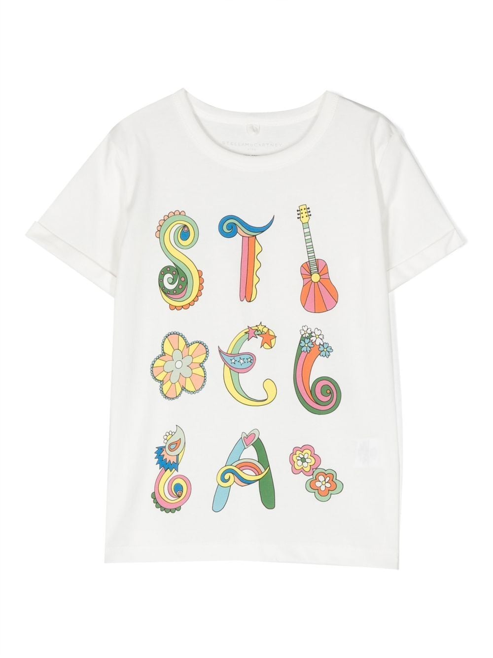 Stella McCartney Kids logo-print cotton T-shirt - White von Stella McCartney Kids