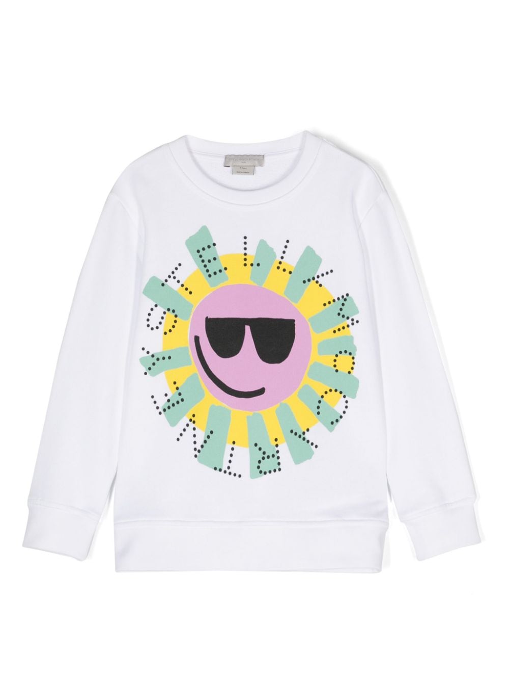 Stella McCartney Kids logo-print sweatshirt - White von Stella McCartney Kids