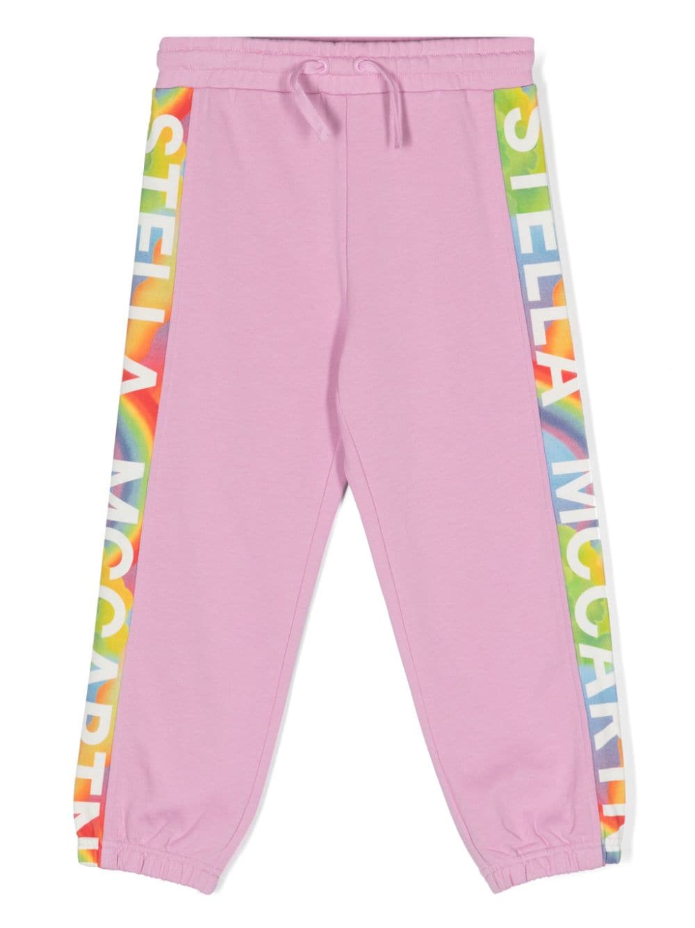 Stella McCartney Kids logo-print tapered track pants - Pink von Stella McCartney Kids