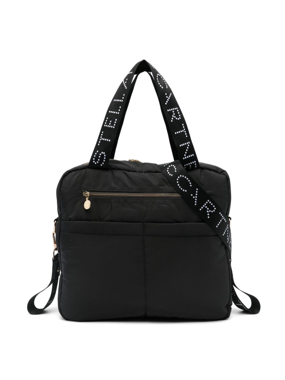 Stella McCartney Kids logo-straps shoulder bag - Black von Stella McCartney Kids