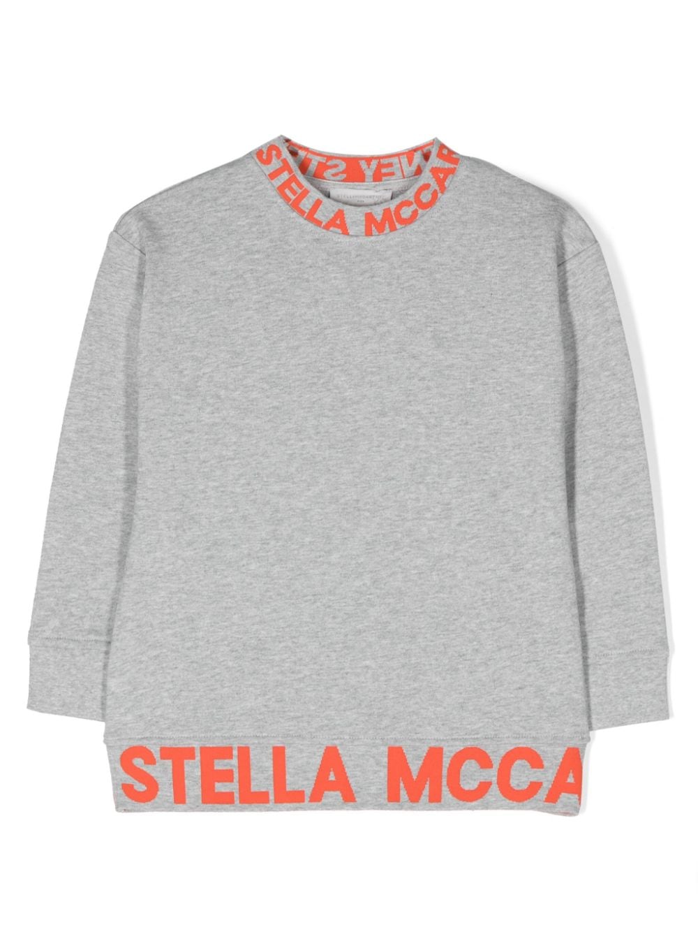 Stella McCartney Kids logo-tape sweatshirt - Grey von Stella McCartney Kids