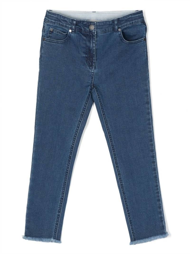 Stella McCartney Kids mid-rise slim-cut jeans - Blue von Stella McCartney Kids