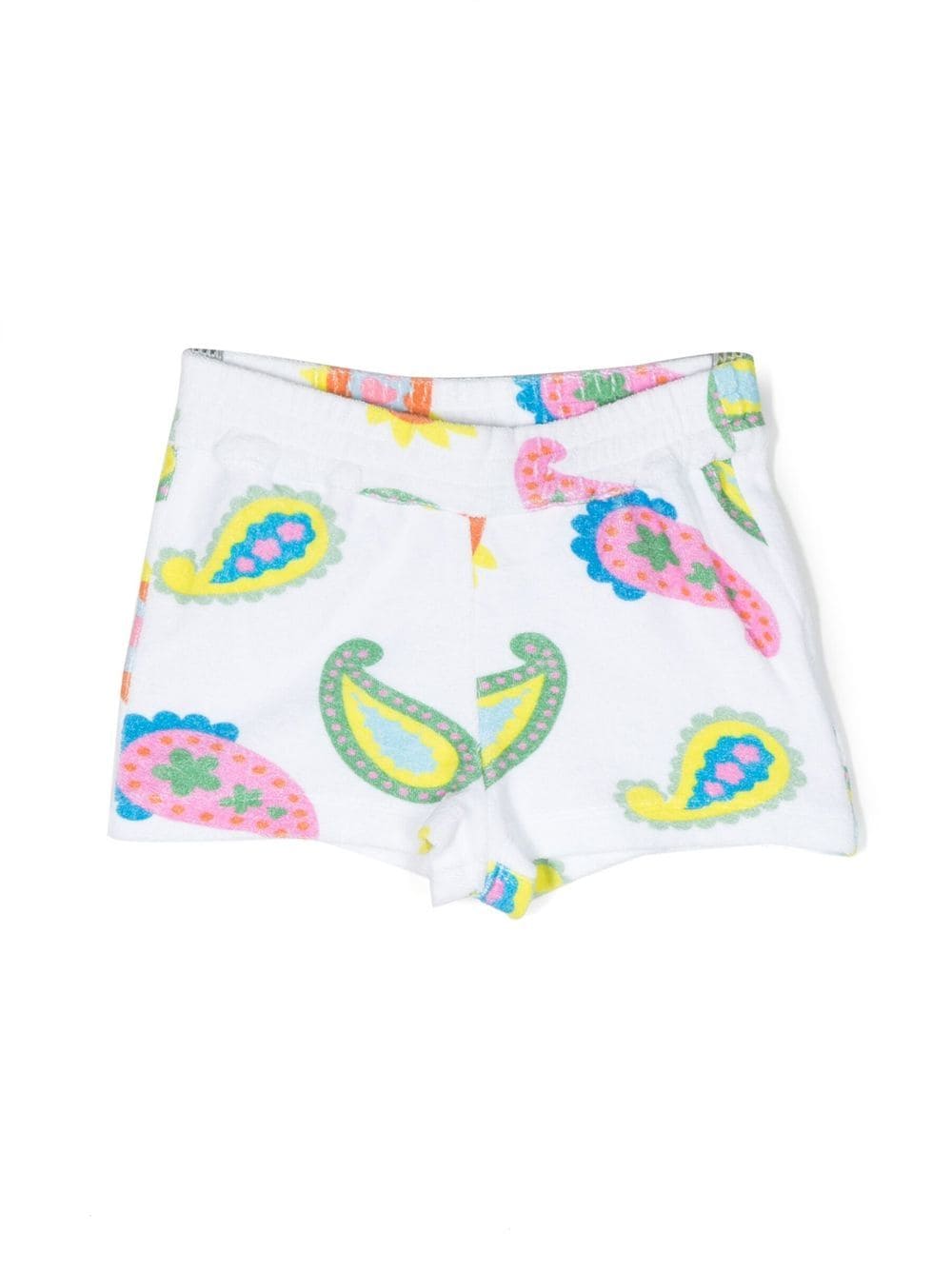 Stella McCartney Kids paisley-print organic cotton shorts - White von Stella McCartney Kids