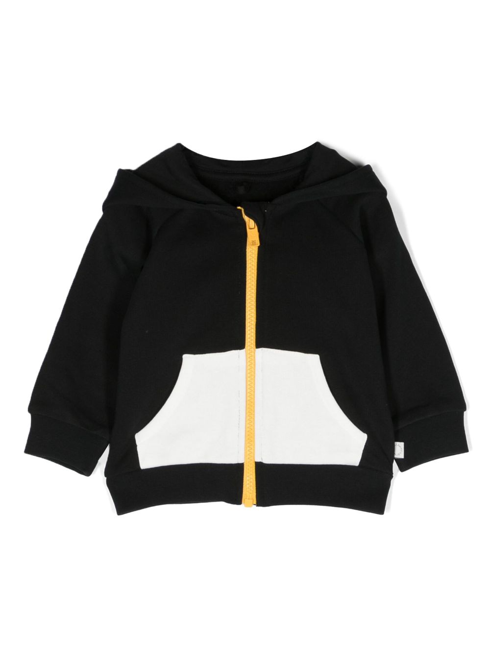 Stella McCartney Kids panelled zip-up hoodie - Black von Stella McCartney Kids