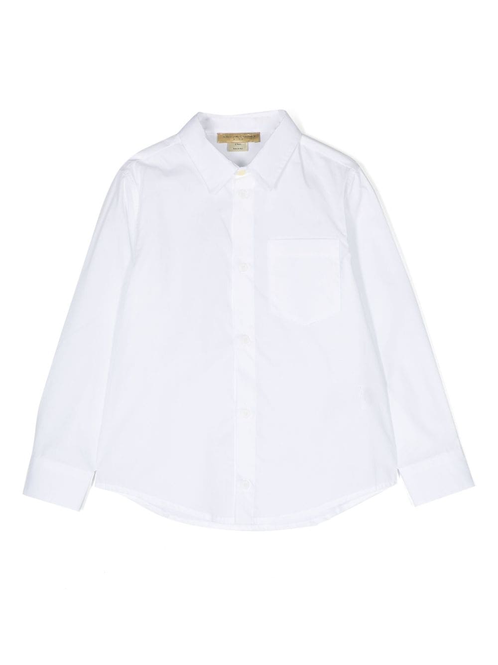 Stella McCartney Kids patch-pocket poplin shirt - White von Stella McCartney Kids