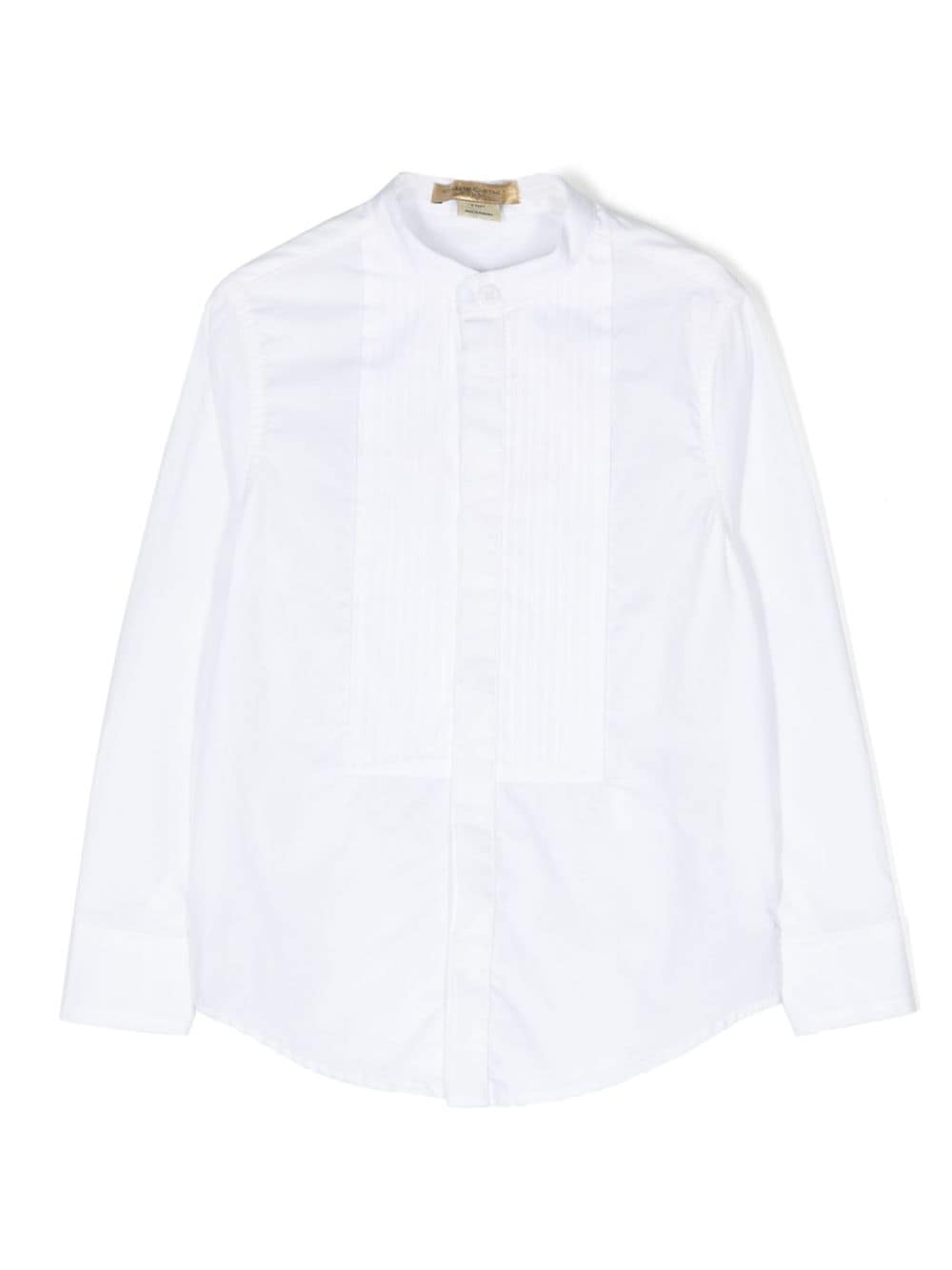 Stella McCartney Kids pintuck-detail cotton shirt - White von Stella McCartney Kids