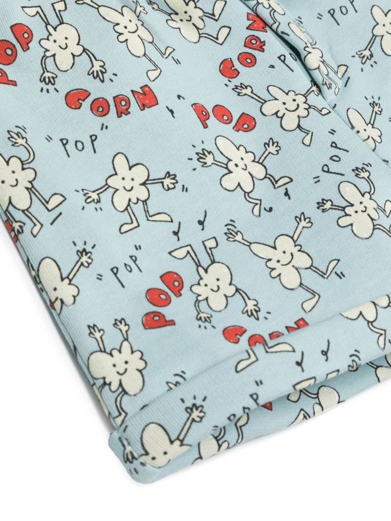 Stella McCartney Kids popcorn-print cotton shorts - Blue von Stella McCartney Kids