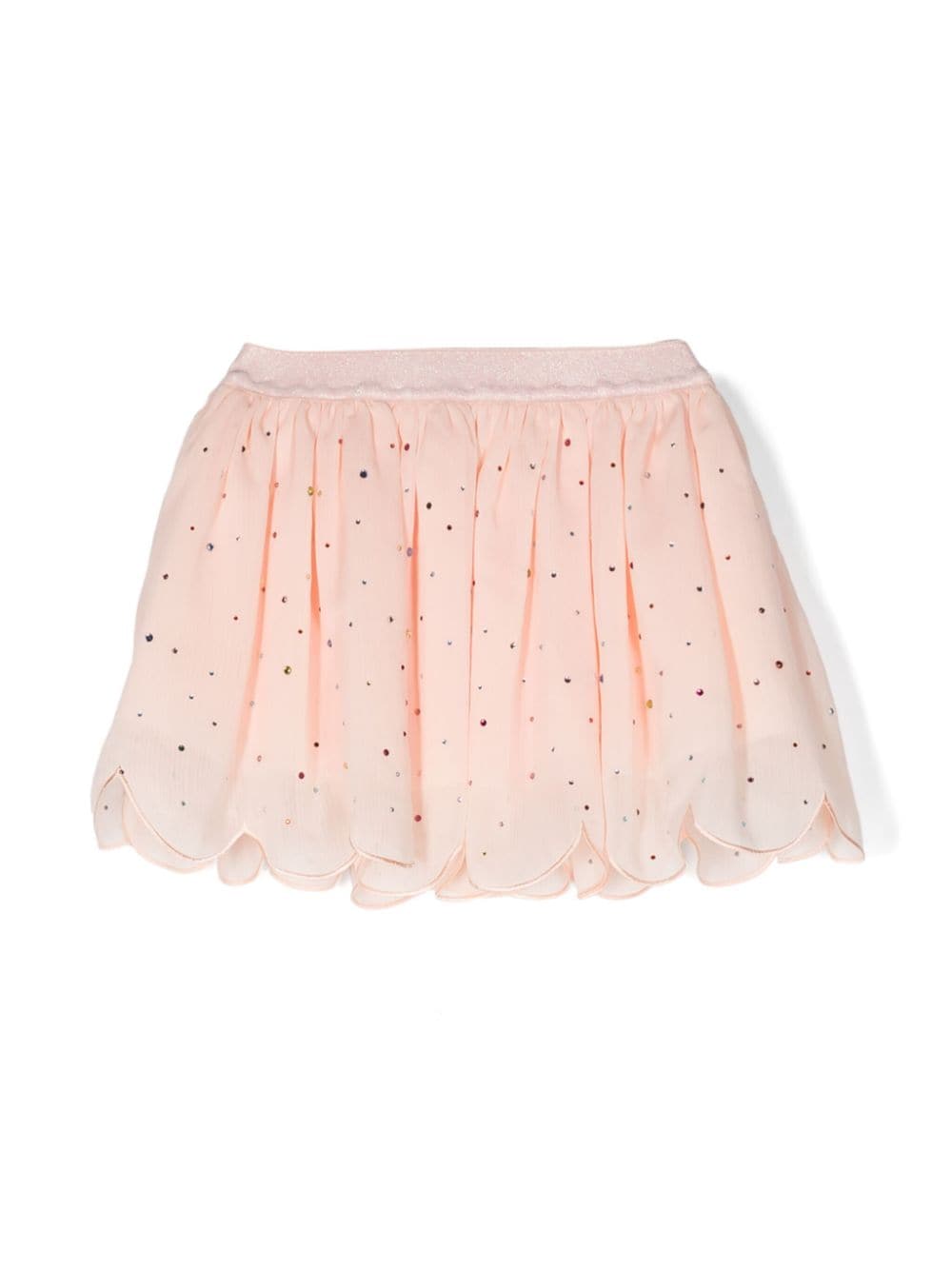 Stella McCartney Kids rhinestoned crepe skirt - Pink von Stella McCartney Kids