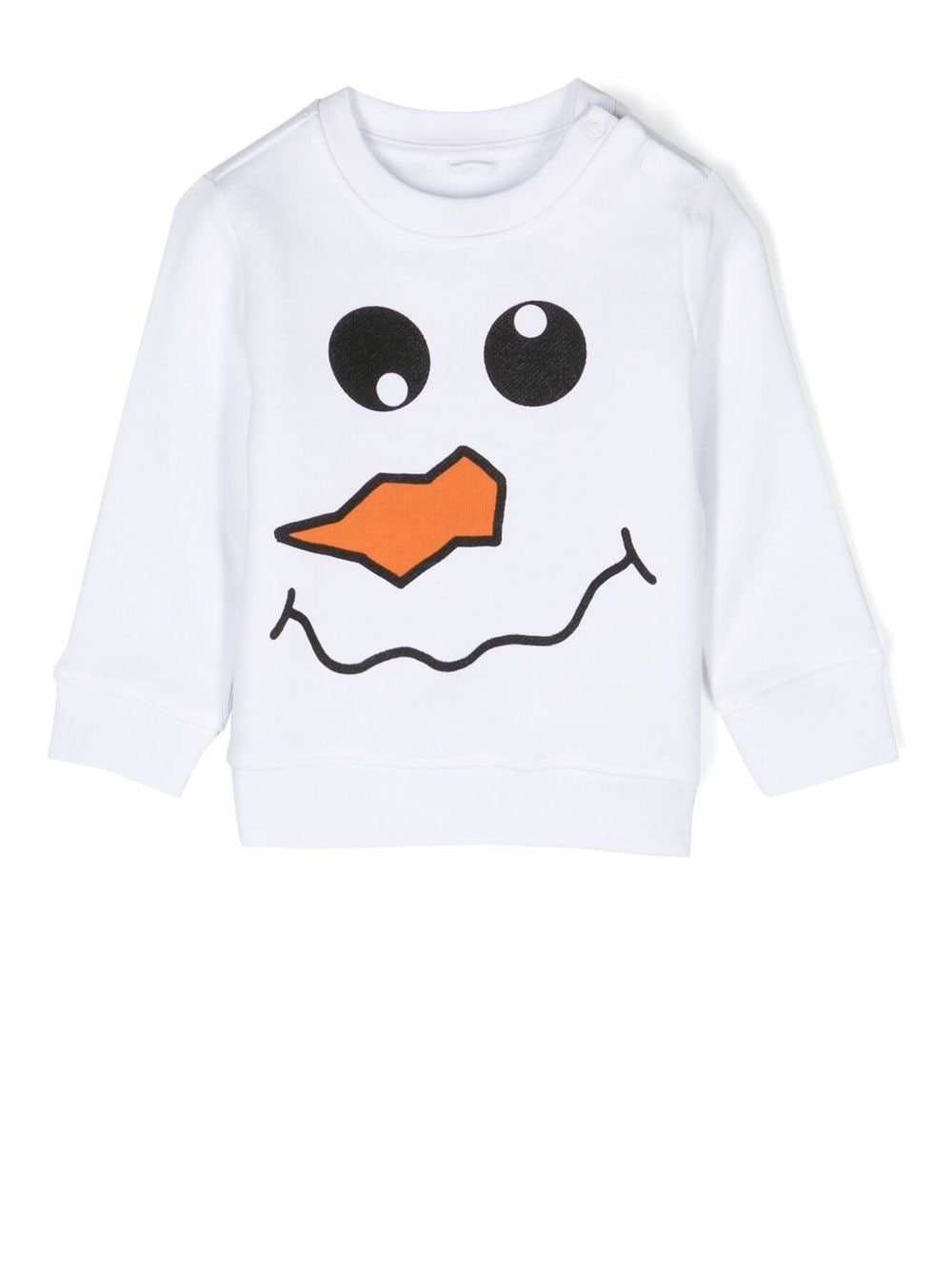 Stella McCartney Kids snowman-print long-sleeve sweatshirt - White von Stella McCartney Kids