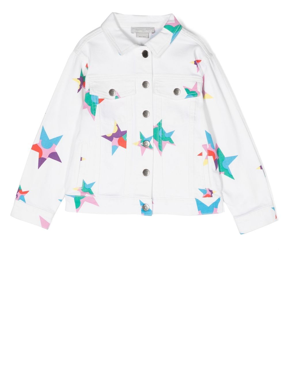 Stella McCartney Kids star-print denim jacket - White von Stella McCartney Kids