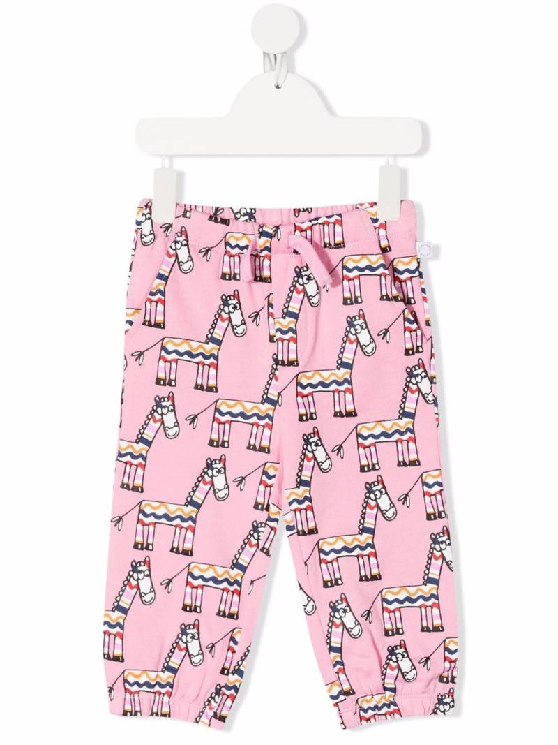 Stella McCartney Kids zebra-print trousers - Pink von Stella McCartney Kids
