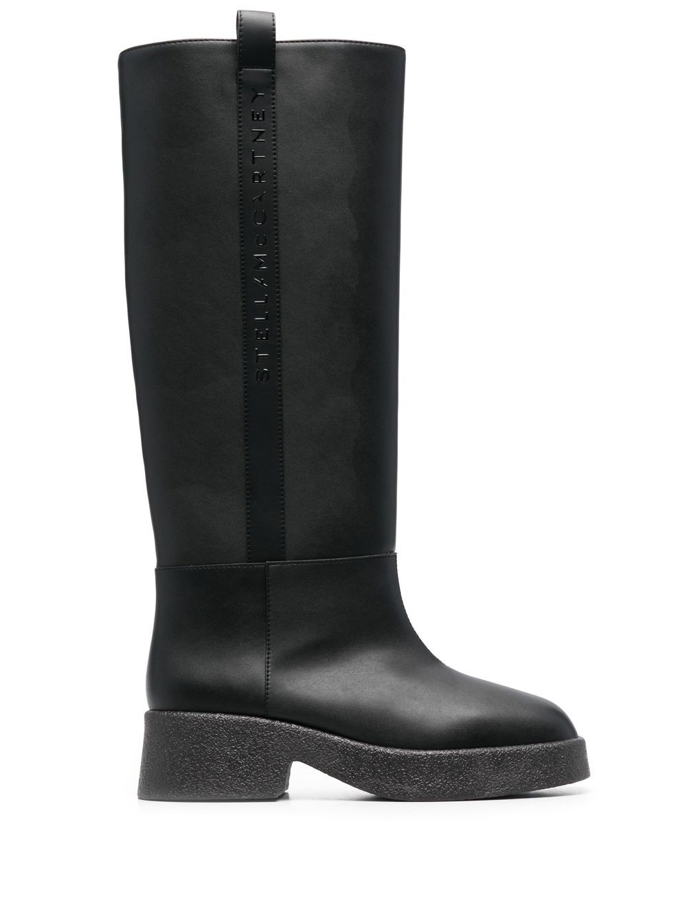 Stella McCartney logo-detail chunky boots - Black von Stella McCartney