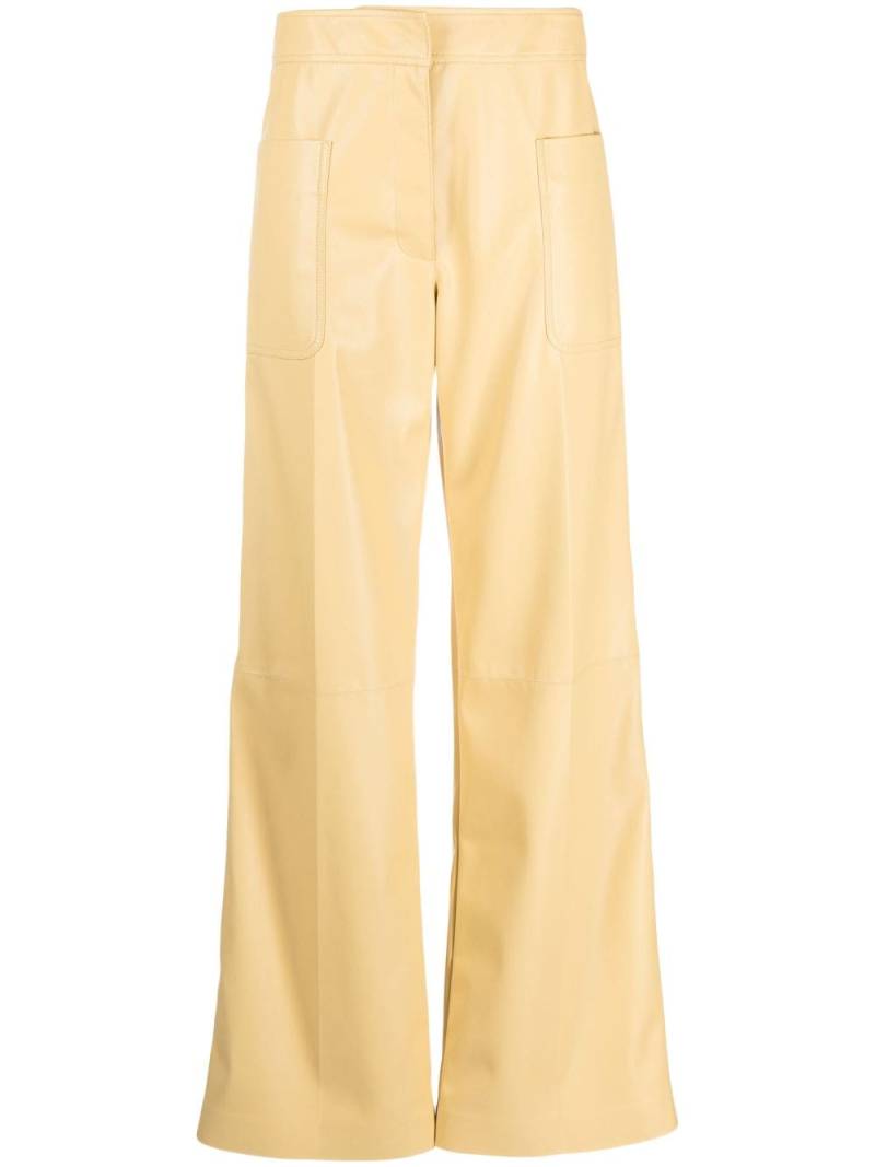 Stella McCartney Alter Mat wide-leg trousers - Yellow von Stella McCartney