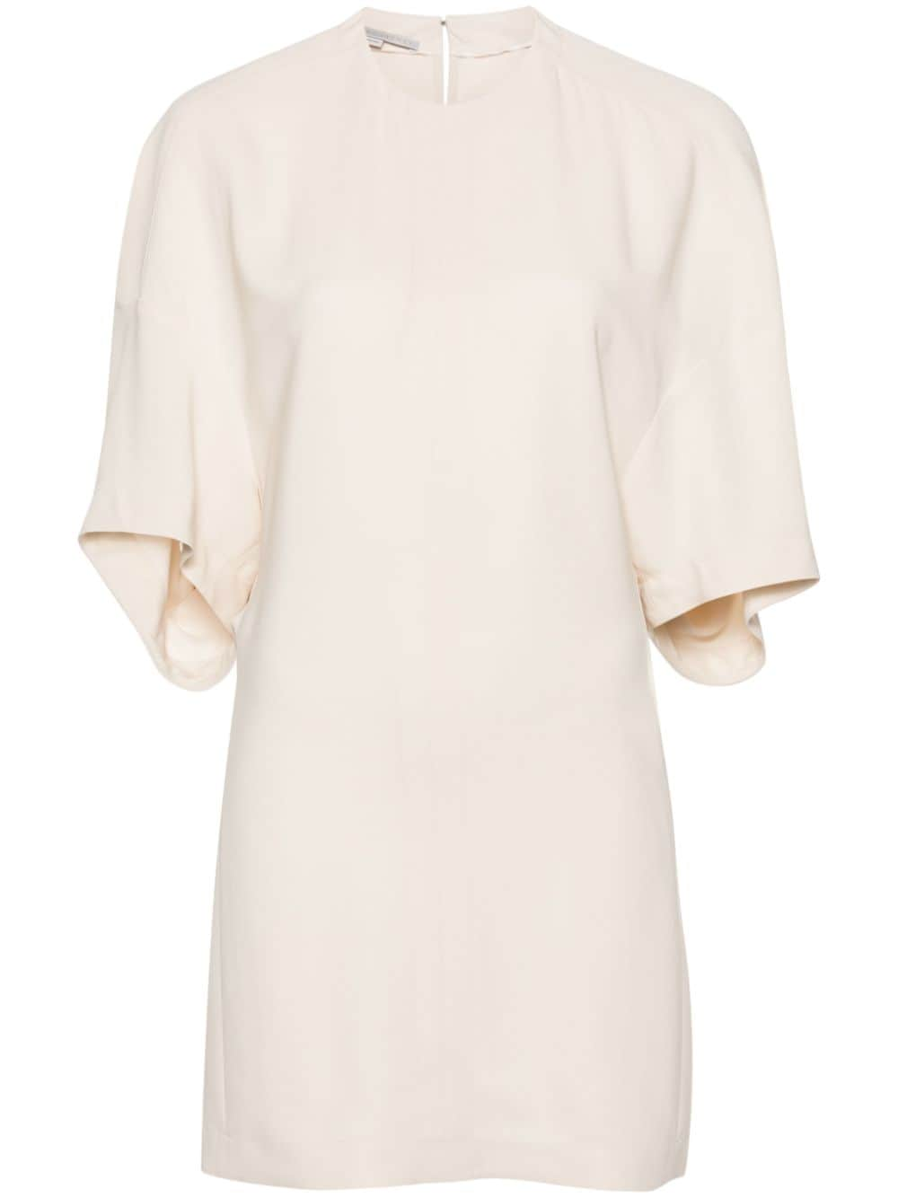 Stella McCartney Cape draped minidress - Neutrals von Stella McCartney