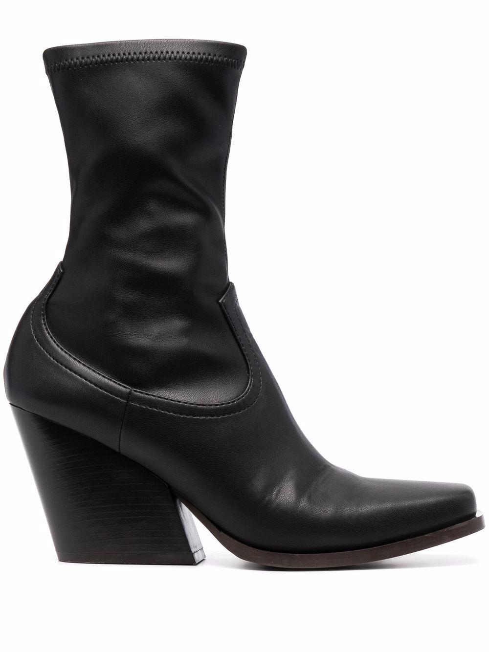 Stella McCartney Cowboy Stretch 95mm boots - Black von Stella McCartney